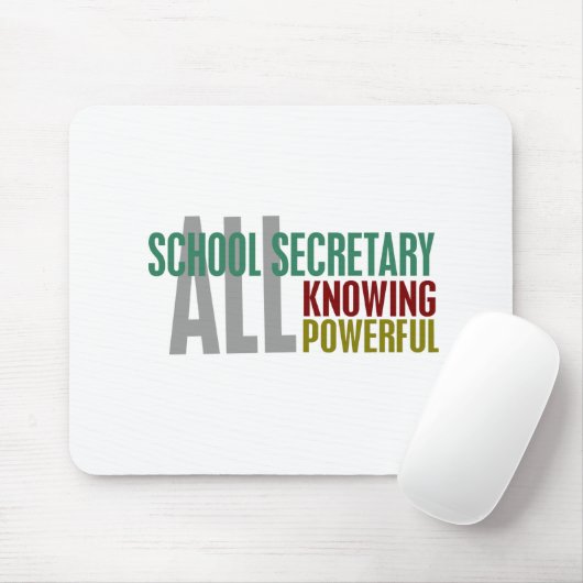 Schulsekretär Mousepad (Mit Mouse)