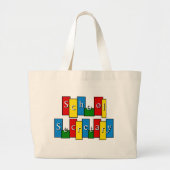 Schulsekretär Tote Bag Jumbo Stoffbeutel (Vorne)