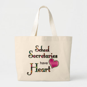 Schulsekretäre Have Heart Jumbo Stoffbeutel