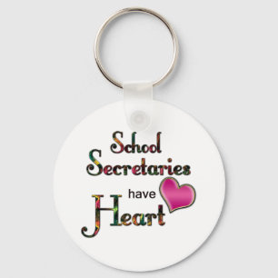 Schulsekretäre Have Heart Schlüsselanhänger