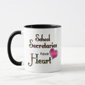 Schulsekretäre Have Heart Tasse (Links)