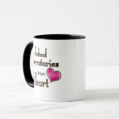 Schulsekretäre Have Heart Tasse (Vorderseite Links)