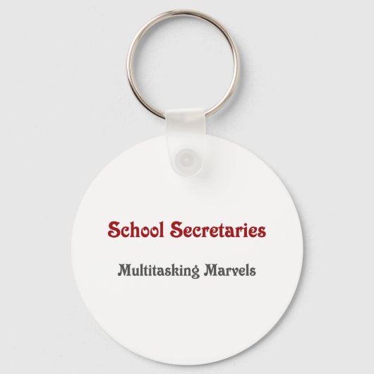 Schulsekretäre Multitasking-Wunder Schlüsselanhänger (Vorderseite)
