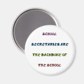 SCHULSEKRETARIEN MAGNET (Vorderseite/Rückseite)