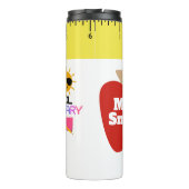 Schulsekretärin Lehrer Thermosbecher (Rückseite)