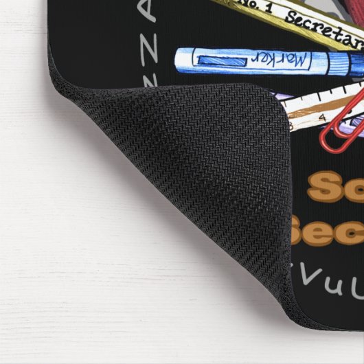 Schulsekretärin Mousepad (Ecke)