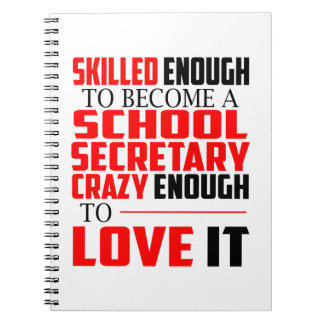Schulsekretärin Notebook Funny Giuses Women Men Notizblock