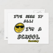 Schulsekretärin Postkarte (Vorne/Hinten)