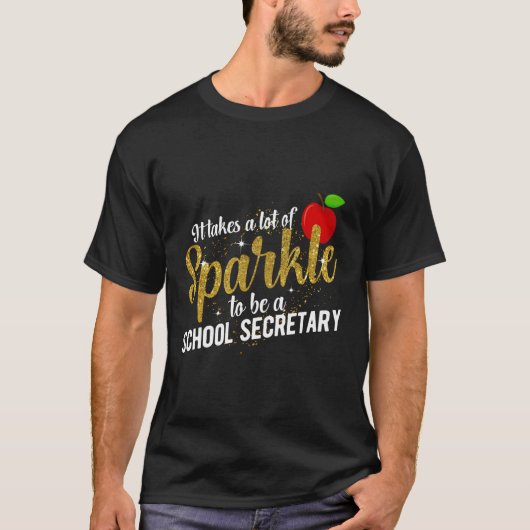 Schulsekretärin zu werden T-Shirt (Vorderseite)