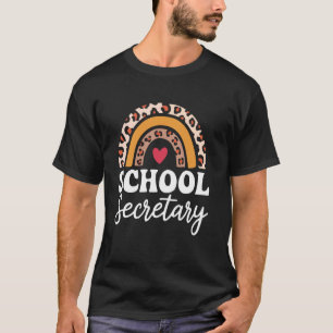Schulsekretärin Zurück zur Schule Assistent Job Pr T-Shirt