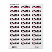 Schulsiegel für Lehrer - Zebra Print & Pink (Vorne)