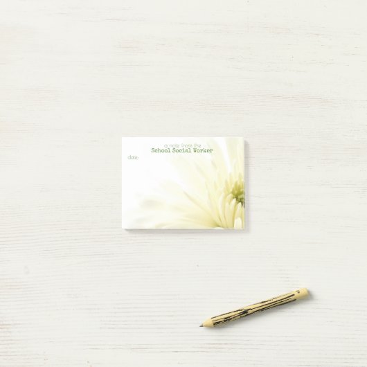 Schulsozialarbeiter-Post-it-Zettel Post-it Klebezettel (Auf Schreibtisch)
