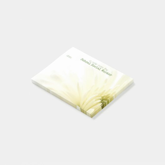 Schulsozialarbeiter-Post-it-Zettel Post-it Klebezettel (angewinkelt)