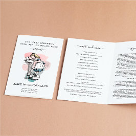 Schulspiel oder Theaterstück Playbill / Programm Flyer