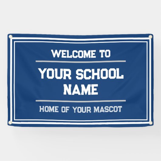 Schulsportbanner für Gymnastik oder Veranstaltung  Banner (Horizontal)