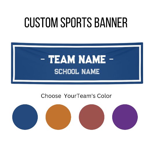 Schulsportbanner für Gymnastik oder Veranstaltung Banner