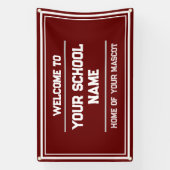 Schulsportbanner für Gymnastik oder Veranstaltung  Banner (Vertikal)