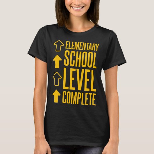 Schulstufe abgeschlossen T-Shirt (Vorderseite)