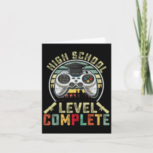 Schulstufe - Abschluss-Geschenk der Gamer School Karte