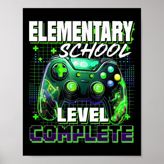Schulstufe für Controller Abschluss Poster (Vorne)