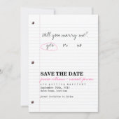 Schulsüße Save the Date (Vorderseite)