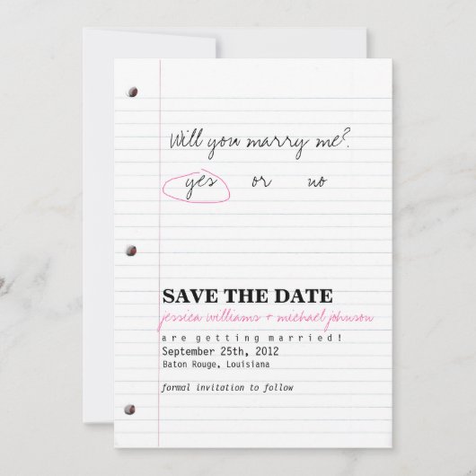 Schulsüße Save the Date (Vorderseite)