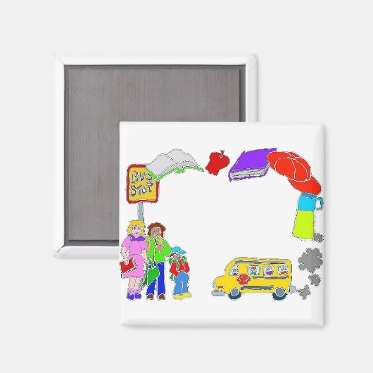 Schulsymbole Magnet (Vorderseite/Rückseite)