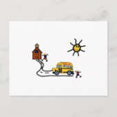 Schulszene Postkarte (Vorderseite)