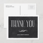 Schultafel Danke Postkarte (Vorne/Hinten)