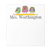 Schultafel Notizblock (Vorderseite)