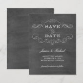 Schultafel Save the Date (Vorne/Hinten)