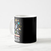 Schultag 100 Tage intelligenter Bücher Platz über Kaffeetasse (Vorderseite Links)