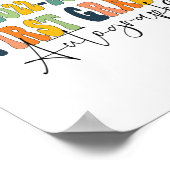 Schultag 1. Grade Autographs 2023 Poster (Ecke)