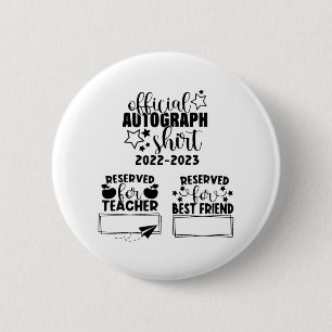 Schultag 2022-2023 Autografischer Abschluss Button