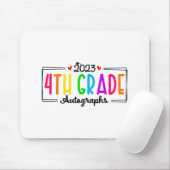 Schultag 2023 Autograph 4. Klasse Abschluss Mousepad (Mit Mouse)