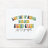 Schultag 2. Klasse Autographs 2023 Mousepad (Mit Mouse)