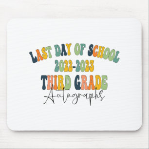 Schultag 3. Grade Autographs 2023 Mousepad