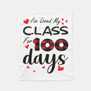Schultag, den ich seit 100 Tagen in meiner Klasse  Fleecedecke