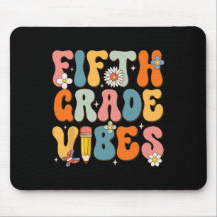 Schultag der fünften Klasse Vibes zurück zur Schul Mousepad
