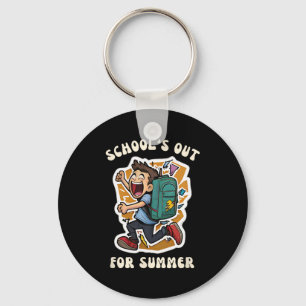 Schultag - Die Funny School ist für den Sommerspas Schlüsselanhänger