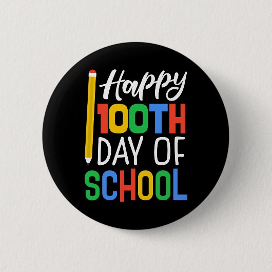 Schultag für Lehrer Kinder Button (Vorderseite)