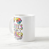 Schultag für Sommerschulkur Kaffeetasse (Vorderseite Links)