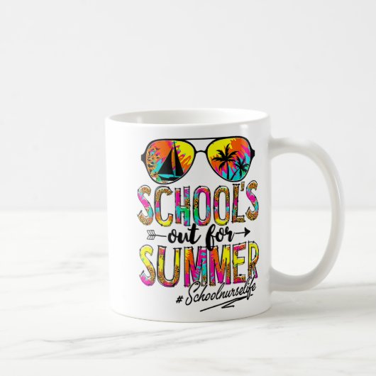 Schultag für Sommerschulkur Kaffeetasse (Rechts)