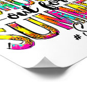 Schultag für Sommerschulkur Poster (Ecke)