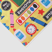 Schultag-Gewebe-Druck Seidenpapier (Ausschnitt)