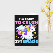 Schultag Ich bin bereit, das 1. Karte (Gelbe Blume)