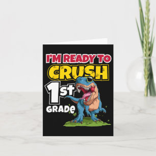 Schultag Ich bin bereit, den 1. Schulabschluss 202 Karte