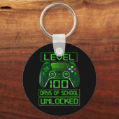 Schultag Jungen Stufe 100 Tage Schulfreigabe Schlüsselanhänger (Vorderseite)