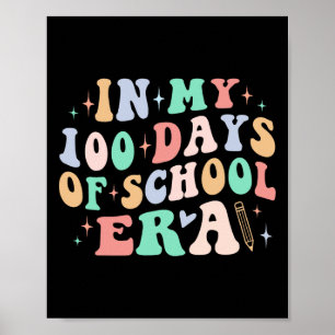 Schultag Kind in meinen 100 Schultagen Poster
