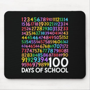Schultag Kinder 100 Tage Mathematik Zahl Mousepad